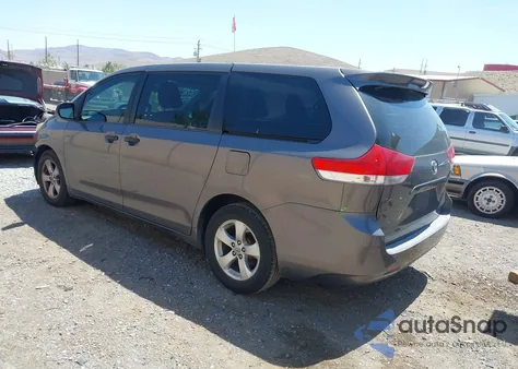 2014 Toyota Sienna L V6 7 Passenger from USA, damaged, VIN 5TDZK3DC7ES410998